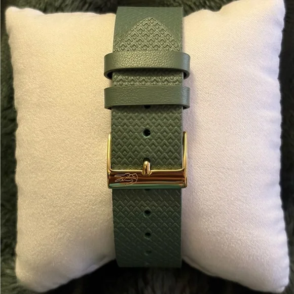 Lacoste Men's Watch with Green and Gold Accents - Picture 3 of 4